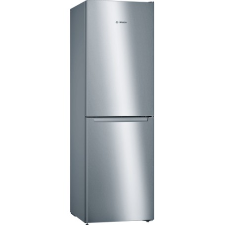 Bosch Serie 2 KGN34NLEA frigorifero con congelatore Libera installazione 300 L E Acciaio inossidabile (KGN34NLEA)