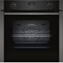NEFF B1ACE2AG3 - FORNO N50, GRIGIO GRAFITE, SENZA SLIDE & HIDE, 60 CM