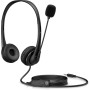 HP Stereo 3.5mm Headset G2 Auricolare Cablato A Padiglione Ufficio Nero (428H6AA#ABB)