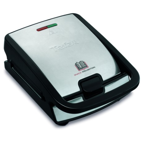 Tefal Snack Collection SW 852 D tostiera 700 W Nero, Acciaio inossidabile (SW852D) (SW 852D)
