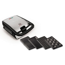 Tefal SW854D16 tostiera 700 W Nero, Acciaio inossidabile (SW854D) (SW 854D)