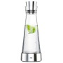EMSA Flow Slim Caraffa 1 L Acciaio inossidabile, Trasparente (515675)