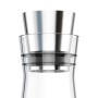 EMSA Flow Slim Caraffa 1 L Acciaio inossidabile, Trasparente (515675)