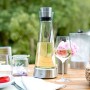 EMSA Flow Slim Caraffa 1 L Acciaio inossidabile, Trasparente (515675)