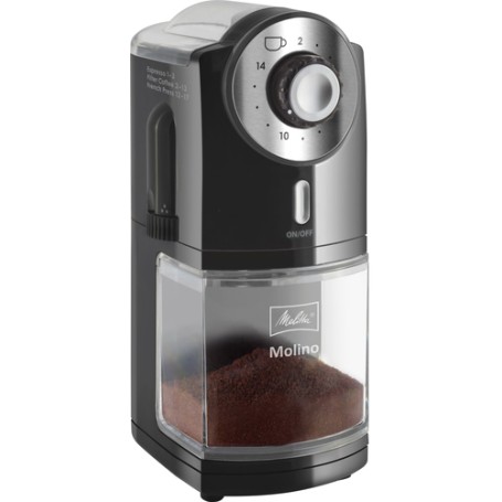 Melitta Molino 100 W Nero, Acciaio inossidabile (6757677) (1019-02)