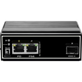 LevelOne IGP-0310 switch di rete Gigabit Ethernet (10/100/1000) Supporto Power over Ethernet (PoE) Nero (IGP-0310)