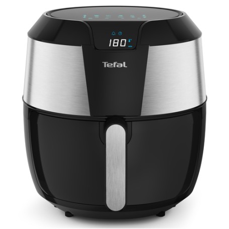 Tefal Easy Fry EY701 Singolo 5,6 L Indipendente 1700 W Friggitrice ad aria calda Nero, Acciaio inossidabile (EY701D) (EY 701D)