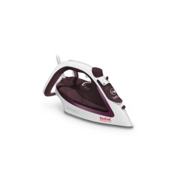 Tefal EasyGliss Plus FV5714 ferro da stiro Ferro da stiro a secco e a vapore Durilium 2400 W Bordeaux, Bianco (FV5714) (FV 5714)