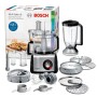Bosch MC812M865 robot da cucina 3,9 L Nero, Acciaio inossidabile (4242005109333)