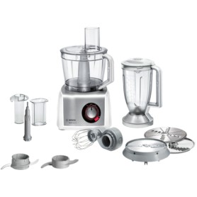 Bosch MC812S814 robot da cucina 1250 W 3,9 L Acciaio inossidabile, Bianco (MC812S814)