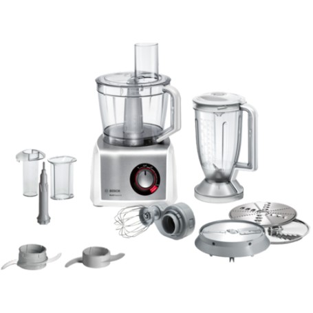 Bosch MC812S814 robot da cucina 1250 W 3,9 L Acciaio inossidabile, Bianco (MC812S814)