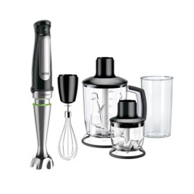 Braun MultiQuick 7 MQ 7045X 1,25 L Frullatore ad immersione 1000 W Nero, Acciaio inossidabile (0X22111288) (MQ7045X)