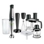 Braun MQ 7087X 1,2 L Frullatore ad immersione 1000 W Nero, Acciaio inossidabile (0X22111291) (MQ7087X)