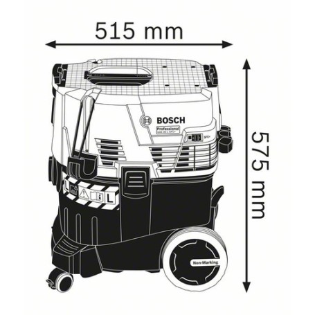 Bosch 0 601 9C3 000 estrattore di polvere Nero, Blu (0 601 9C3 000) (06019C3000)