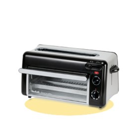 Tefal TL 6008 2 fetta/e 1300 W Alluminio, Nero (TL6008)