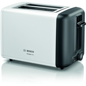 Bosch TAT3P421DE tostapane 2 fetta/e 970 W Nero, Bianco (TAT3P421DE)