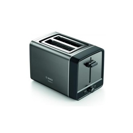 Bosch TAT5P425DE tostapane 2 fetta/e 970 W Antracite, Nero (TAT5P425DE)