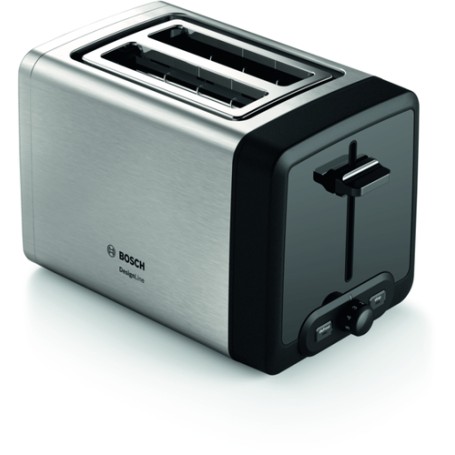 Bosch TAT4P420DE tostapane 2 fetta/e 970 W Nero, Argento (TAT4P420DE)