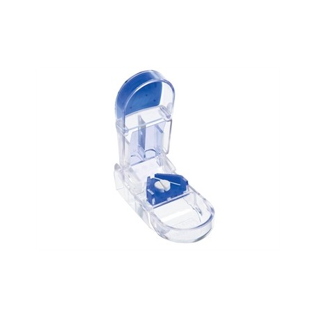 GIMA 25743 taglia e trita pillole Tagliapillole Blu, Traslucido (25743)