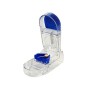 GIMA 25743 taglia e trita pillole Tagliapillole Blu, Traslucido (25743)