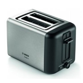 Bosch TAT3P420DE tostapane 2 fetta/e 970 W Nero, Argento (TAT3P420DE)