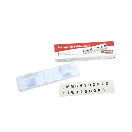 GIMA 25734 organizzatore per pillole 7 (25734)