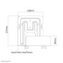 Neomounts by Newstar Supporto per lettore multimediale Neomounts di Newstar (AWL-450BL)