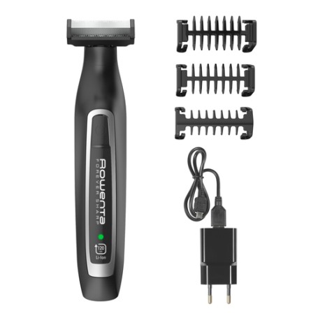 Rowenta Forever Sharp TN6000 Bagnato e secco Nero, Argento (TN6000F4) (TN 6000)