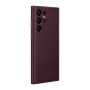 Samsung Leather Cover per Galaxy S22 Ultra, Burgundy (EF-VS908LEEGWW)