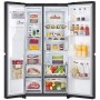 Combinazione stand side-by-side LG GSLE91EVAC, larghezza 91,3 cm, 628 L, dispenser No Frost, ghiaccio