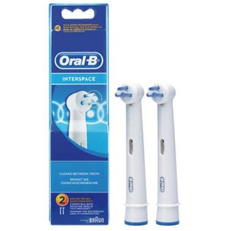 Braun 853893 testina per spazzolino 2 pz Blu, Bianco (853893)
