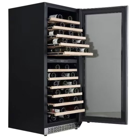 Respekta WKS122-19 Cantinetta per vino Tito, larghezza 60 cm, 122 bottiglie