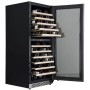 Respekta WKS122-19 Cantinetta per vino Tito, larghezza 60 cm, 122 bottiglie