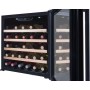 Cantinetta da incasso Amica WK 341 210 S, max. 40 bottiglie, altezza nicchia: 60 cm
