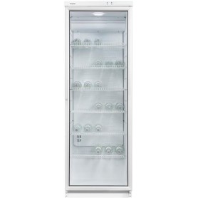 Exquisit frigorifero con porta in vetro GKS350-1-GT-280D, larghezza 60 cm, 320 l, bianco