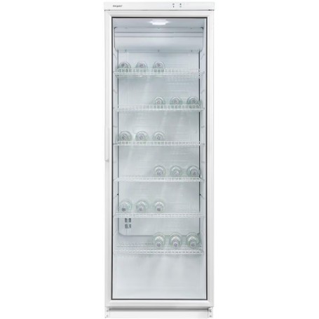 Exquisit frigorifero con porta in vetro GKS350-1-GT-280D, larghezza 60 cm, 320 l, bianco
