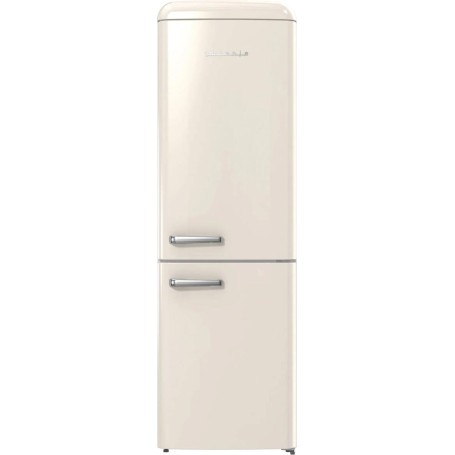 Gorenje ONRK619DC Combinazione frigo-congelatore retrò, larghezza 60 , cerniera porta a destra, bianco crema