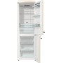 Gorenje ONRK619DC Combinazione frigo-congelatore retrò, larghezza 60 , cerniera porta a destra, bianco crema