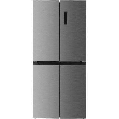 Combinazione frigorifero/congelatore a libera installazione Bomann KG 7358 porta a croce , acciaio