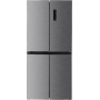 Combinazione frigorifero/congelatore a libera installazione Bomann KG 7358 porta a croce , acciaio