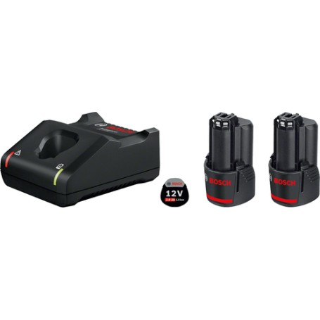 Bosch 1 600 A01 9R8 batteria e caricabatteria per utensili elettrici Set batteria e caricabatterie (1 600 A01 9R8) (1600A019R8)