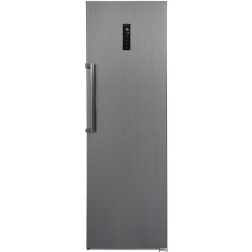 Exquisit frigorifero KS360-V-HE-040D, larghezza 60 cm, 359 l, illuminazione a LED, No-Frost, inoxlook-az