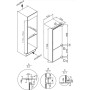 Combinato frigo-congelatore da incasso Amica EKGCS 387 930, altezza nicchia: 178 cm