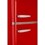 Combinazione frigo-congelatore DOMO DO982RKB, larghezza 55 cm, 246 l, rosso