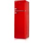 Combinazione frigo-congelatore DOMO DO982RKB, larghezza 55 cm, 246 l, rosso