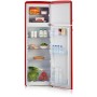 Combinazione frigo-congelatore DOMO DO982RKB, larghezza 55 cm, 246 l, rosso