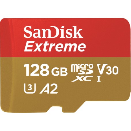 SanDisk Extreme 128 GB MicroSDXC (SDSQXAA-128G-GN6AA)