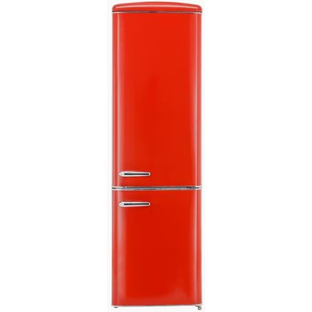 Exquisit RKGC250-70-H-160E Combinazione frigo-congelatore retrò, 244 L, larghezza 54,5 cm