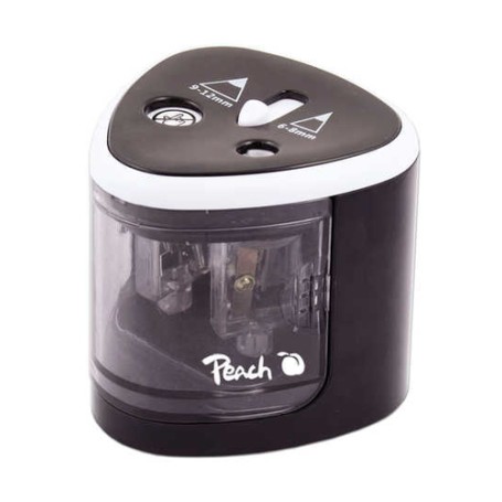 Peach PO102 Temperamatite elettrico Nero, Bianco (510749)