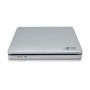 Hitachi-LG Slim Portable DVD-Writer lettore di disco ottico DVD±RW Argento (GP70NS50.AHLE10B)